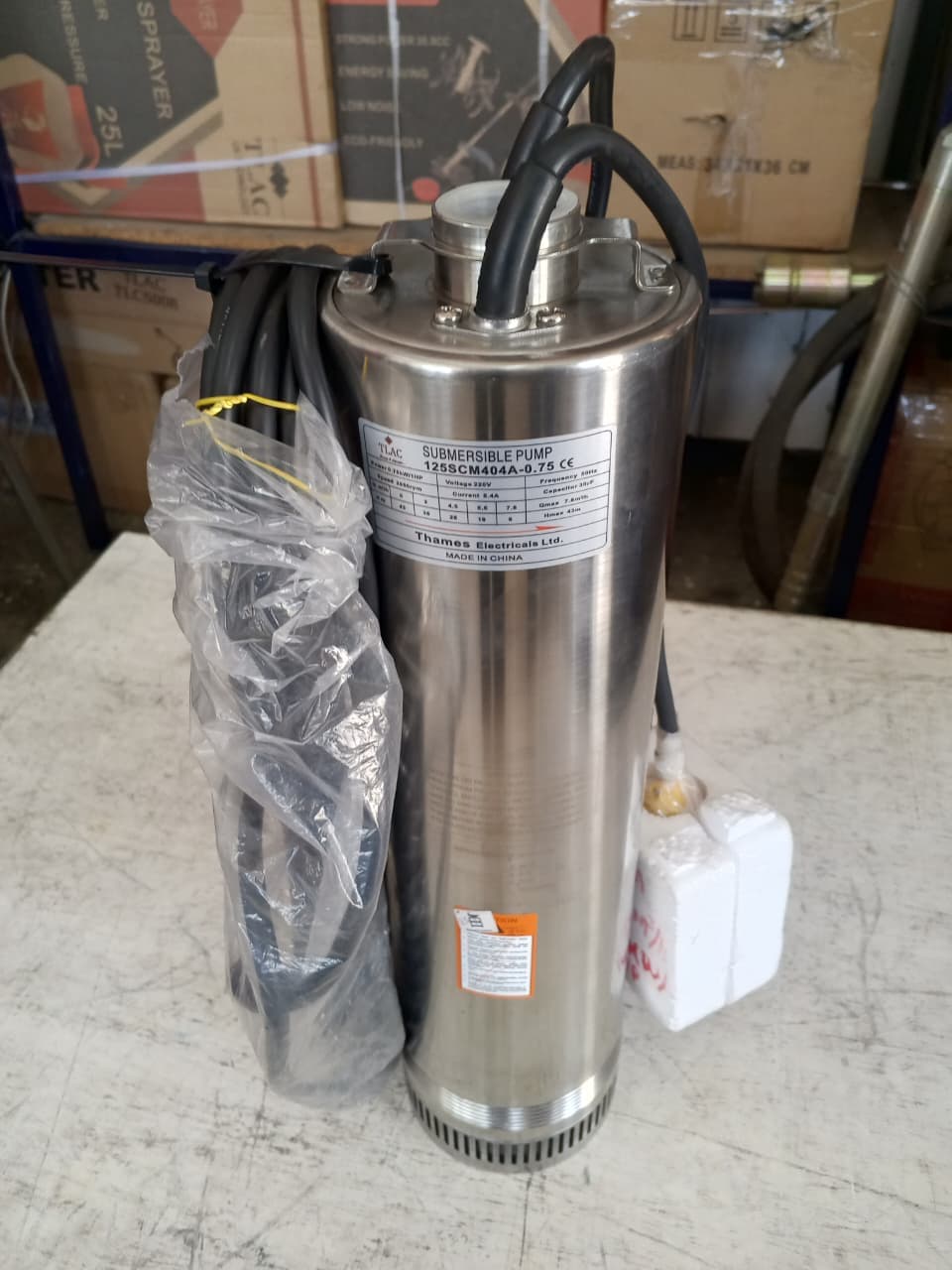 TLAC 1HP Submersible Water Pump
